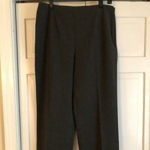 Talbots Dress Pants Stretch Grey Size 12 34W